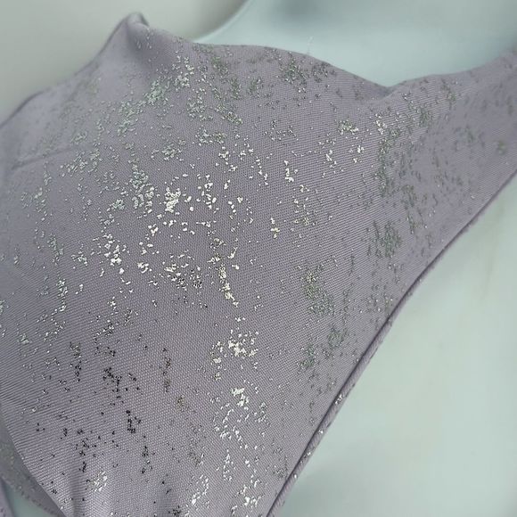 Kyoyo lilac silver twist front sports bra yoga bralette NEW small - Picture 5 of 11